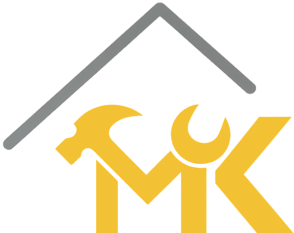 MK Reformas - Logo da empresa especializada em reformas e serviços elétricos em Curitiba